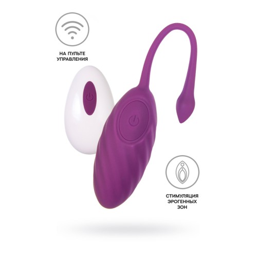 Виброяйцо A-Toys by TOYFA Purr, силикон, фиолетовый, 18 см