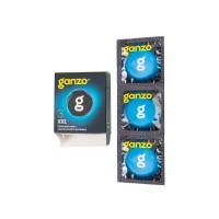Презервативы  GANZO XXL увеличенные, латекс, 19 см, 5,5 см, 3 шт.