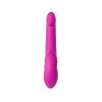 Анатомический безремневой страпон Fun Factory SHARE LITE, силикон, розовый