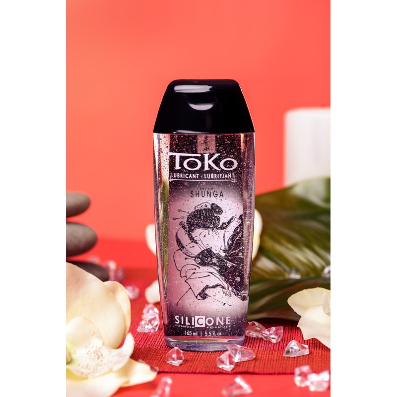 Лубрикант Shunga Toko Silicone на силиконовой основе, длительное скольжение, 165 мл