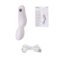 Вакуумный стимулятор клитора с вибрацией Satisfyer Curvy Trinity 2, сиреневый, 17,4 см