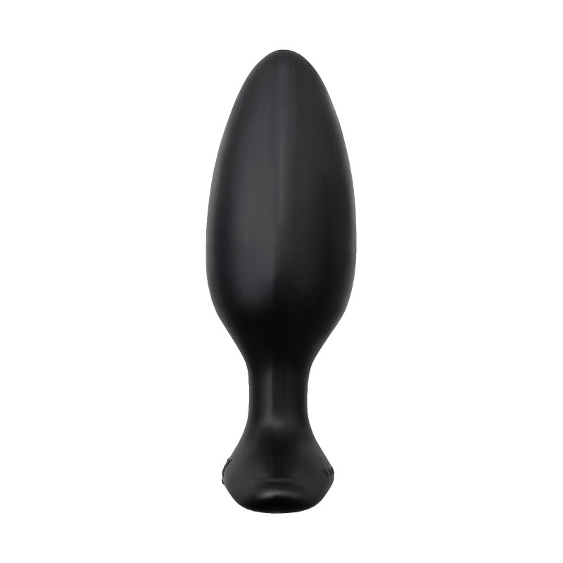 Анальная втулка LOVENSE Hush 2 (M), силикон, черная, 13,5 см