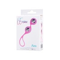 Вагинальные шарики L'Eroina Futa, силикон, розовые, 11 см, Ø 1,9 см, 63 г
