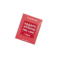 Презервативы Sagami, xtreme, feel long, латекс, 19 см, 5,2 см, 1 шт.