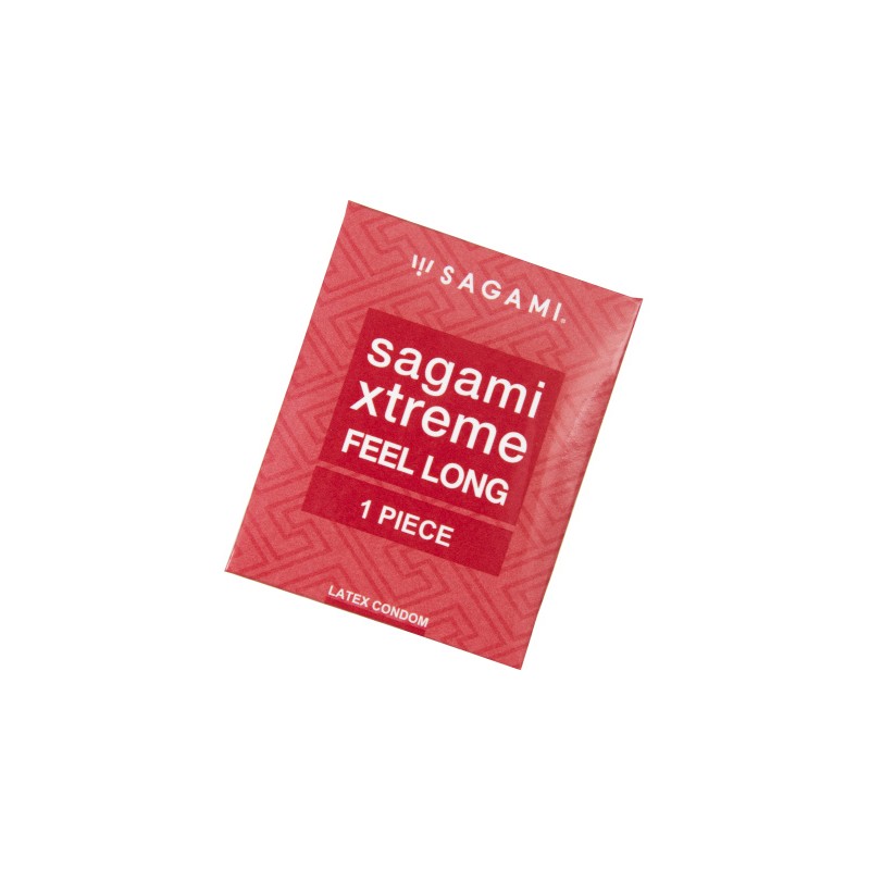 Презервативы Sagami, xtreme, feel long, латекс, 19 см, 5,2 см, 1 шт.
