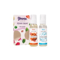 Набор гелей-смазок Yovee для любви (721013+721051), вкусовой (карамель) + увл (гиалурон), 2х100мл