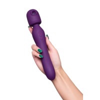 Стимулятор 2 в 1 JOS Kisom, силикон, фиолетовый, 24 см
