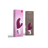 Вибратор Fun Factory MiSS BI, силикон, красный, 17 см
