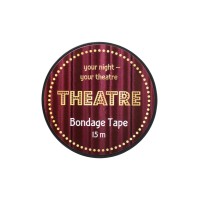 Бондажный скотч Theatre by TOYFA, черный, 15 м.