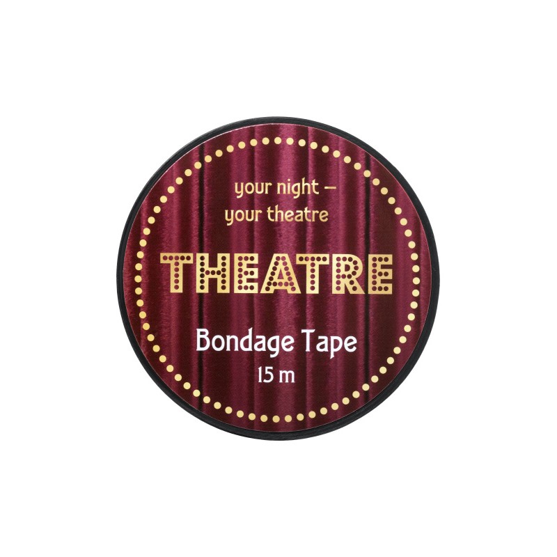 Бондажный скотч Theatre by TOYFA, черный, 15 м.