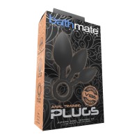 Набор анальных плагов Bathmate Anal Training Plugs, силикон, чёрный