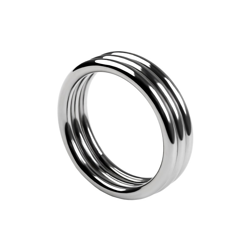 Кольцо на пенис TOYFA Metal, серебряное, Ø 4,8 см