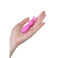Минивибратор Eromantica PUSS, силикон, розовый, 8,5 см