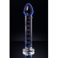 Нереалистичный фаллоимитатор Sexus Glass, стекло, прозрачный, 18 см