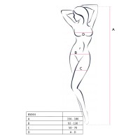 Костюм-сетка Passion Erotic Line, белый, OS