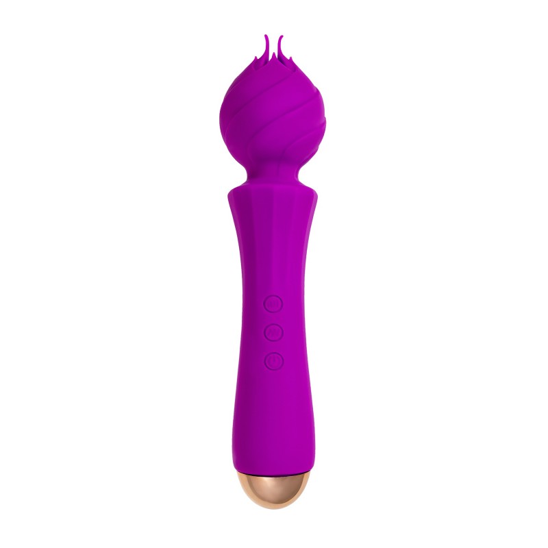 Вибратор Flovetta HYACINTH, силикон, фиолетовый, 21,5 см