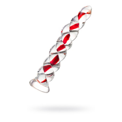 Нереалистичный фаллоимитатор Sexus Glass, стекло, прозрачный, 18 см