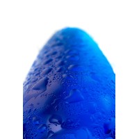 Анальная втулка Sexus Glass, стекло, синяя, 14 см, Ø 3,5 см