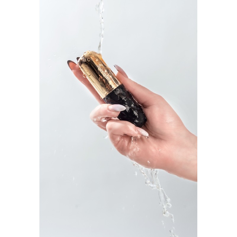 Вибромассажер Satisfyer Sparkling Darling, силикон, черный, 11,4 см.