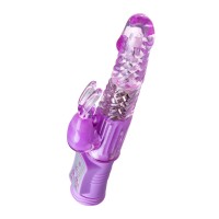 Вибратор с клиторальным стимулятором A-Toys by TOYFA High-Tech fantasy, TPE, фиолетовый, 22, 5 см