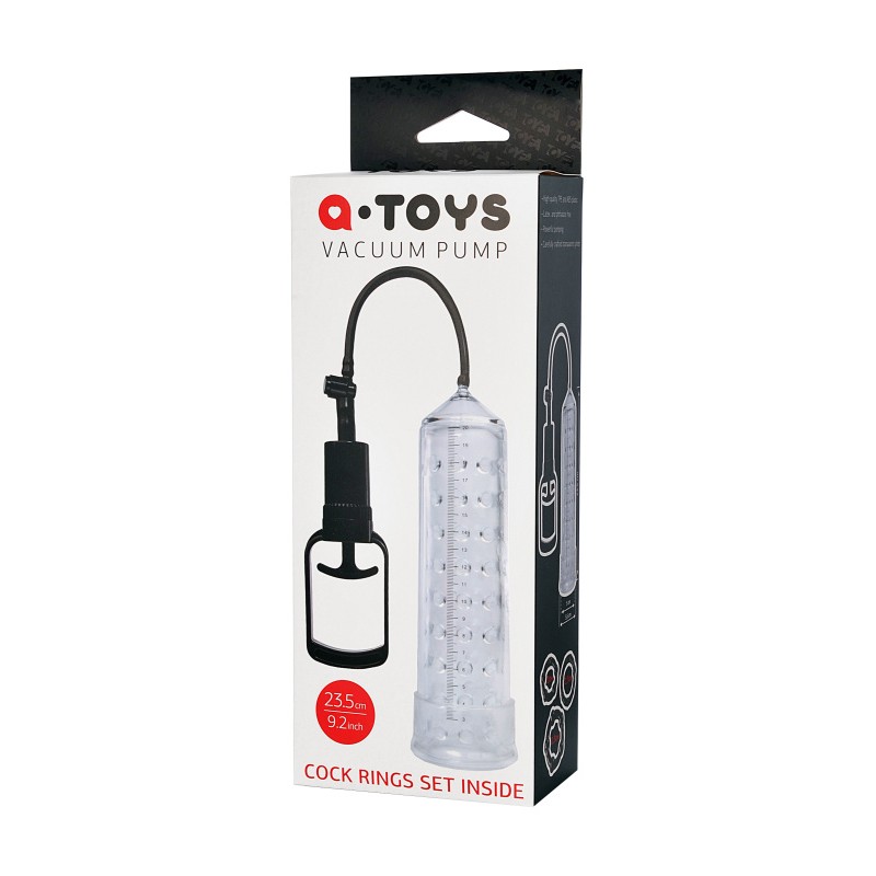 Помпа для пениса TOYFA A-Toys, TPE, прозрачный, 23,5 см