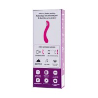 Нереалистичный вибратор LOVENSE Osci 2 G-spot, силикон, розовый, 22 см
