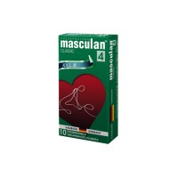 Презервативы Masculan, classic 4, XXL, увеличенного размера, 20 см, 5,4 см, 10 шт.