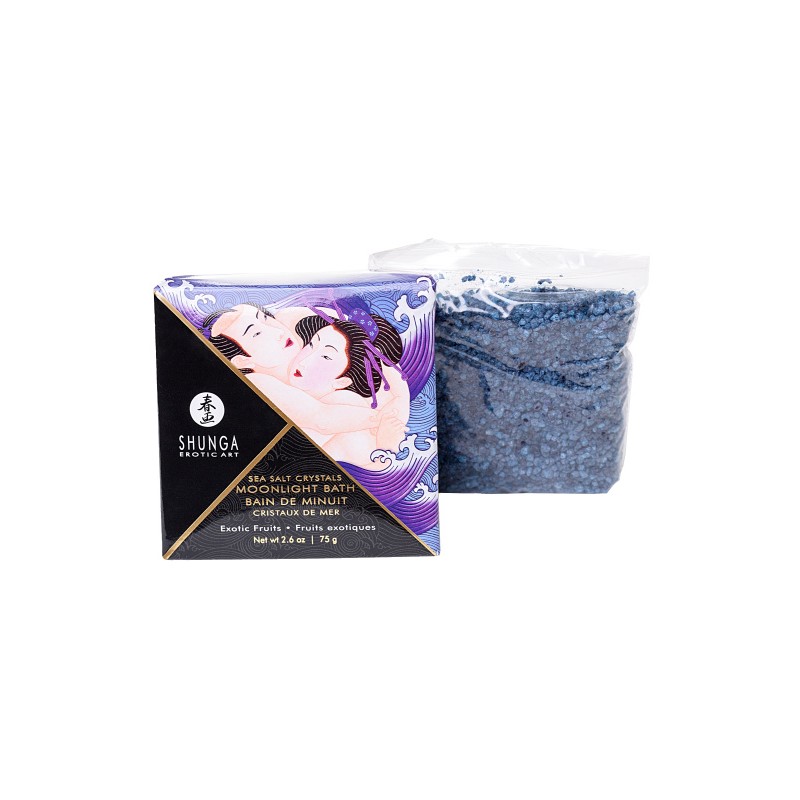 Соль Мёртвого моря Shunga Moonlight Bath "Экзотические фрукты" с лечебными свойствами, 75 гр.