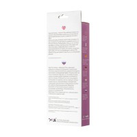 Вибратор с клиторальным стимулятором A-Toys by TOYFA High-Tech fantasy, TPE, фиолетовый, 22,4 см