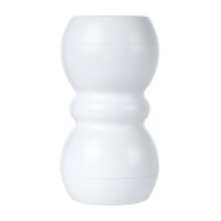 Мастурбатор нереалистичный MensMax Smart Doubble, TPE, желтый, 14,5 см