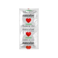 Презервативы masculan Anatomic №10, анатомической формы, 5,3 см, 18,5 см, 10 шт