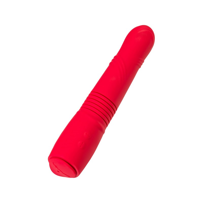 Пульсатор Gravity Lovense TPE, красный, силикон, 25,9 см