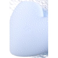 Вакуум-волновой стимулятор клитора с вибрацией Satisfyer Cutie Heart, силикон, голубой, 7,7 см