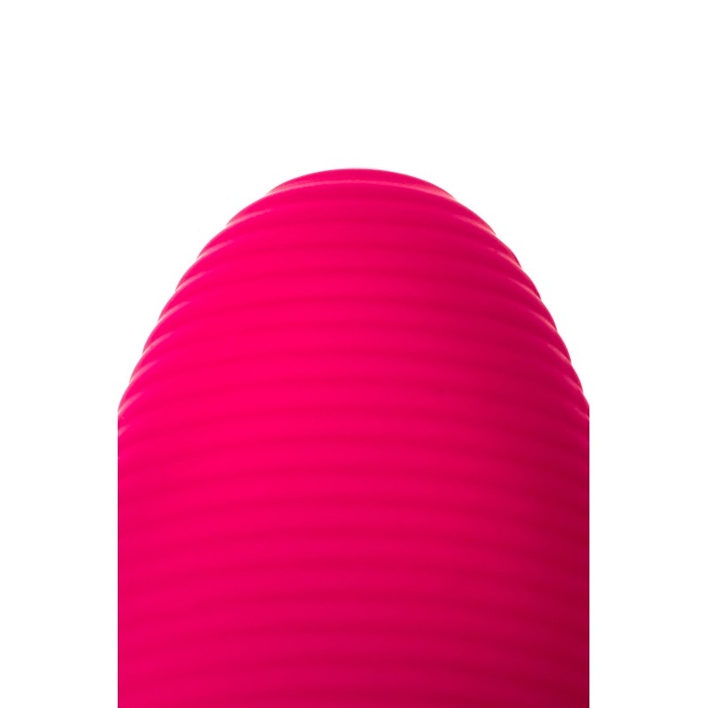 Вибратор A-Toys by TOYFA с клиторальным стимулятором, силикон, розовый, 15 см