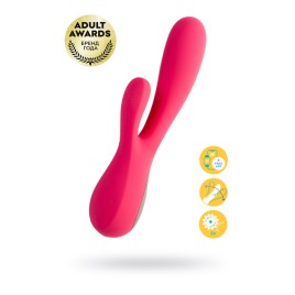 Нереалистичный вибратор Satisfyer Mono Flex, Силикон, Красный, 20,4 см
