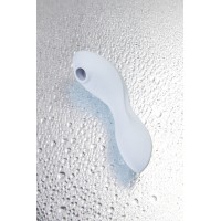 Вакуумный стимулятор клитора с вибрацией Satisfyer Curvy Trinity 5+ Connect App, голубой, 16,5 см