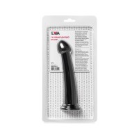 Нереалистичный фаллоимитатор Jelly Dildo M Toyfa Basic, TPE, черный, 18 см