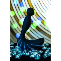 Стимулятор простаты Erotist Third, силикон, черный, 15,7 см
