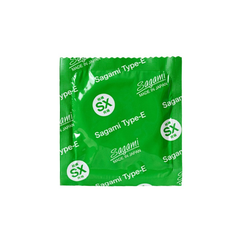 Презервативы Sagami, xtreme, type-e, латекс, 18,5 см, 5,2 см, 10 шт.