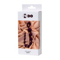 Анальная цепочка ToDo by Toyfa Grape, силикон, фиолетовая, 35 см, Ø 2,7 см