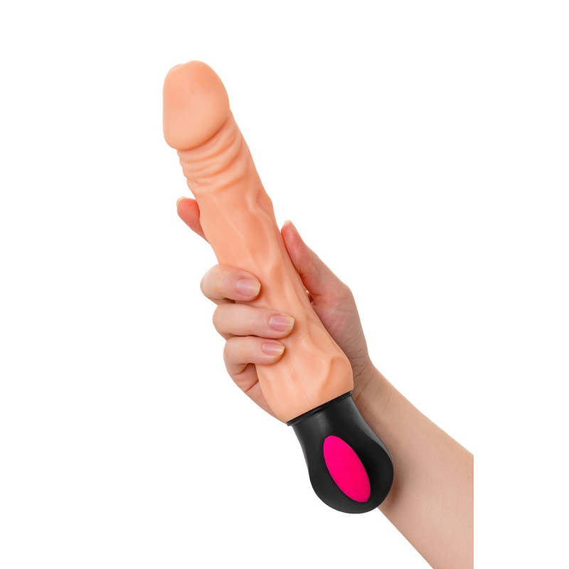 Реалистичный вибратор с подогревом A-Toys by TOYFA Cocksman, TPE, телесный, 26,5 см