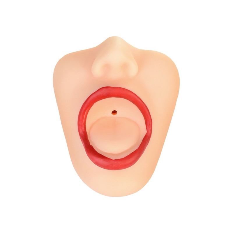 Мастурбатор реалистичный  TOYFA Juicy Pussy Juicy Lips, рот, TPR, телесный, 12,6 см