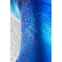 Анальный фаллоимитатор Sexus Glass, стекло, синий, 13 см