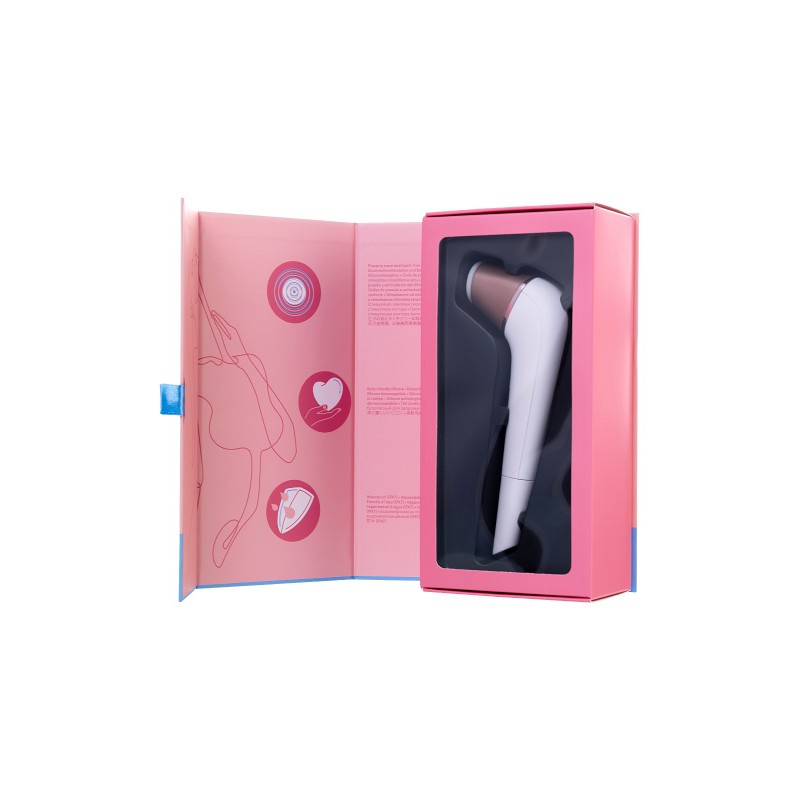 Вакуум-волновой бесконтактный стимулятор клитора Satisfyer Number Two, ABS пластик, белый, 17 см