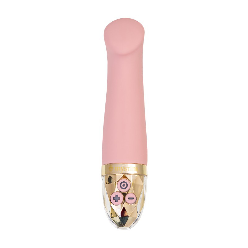 Вибратор Mystim Right on Ron силикон, розовый, 16,5 см
