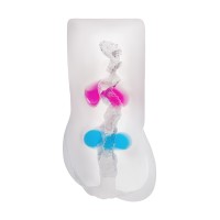 Мастурбатор реалистичный Juicy Pussy by TOYFA Crystal Wave, TPE, 13,5 см