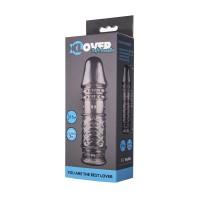 Насадка ToyFa XLover, для увеличения размера, TPE, черная прозрачная, 13,5 см