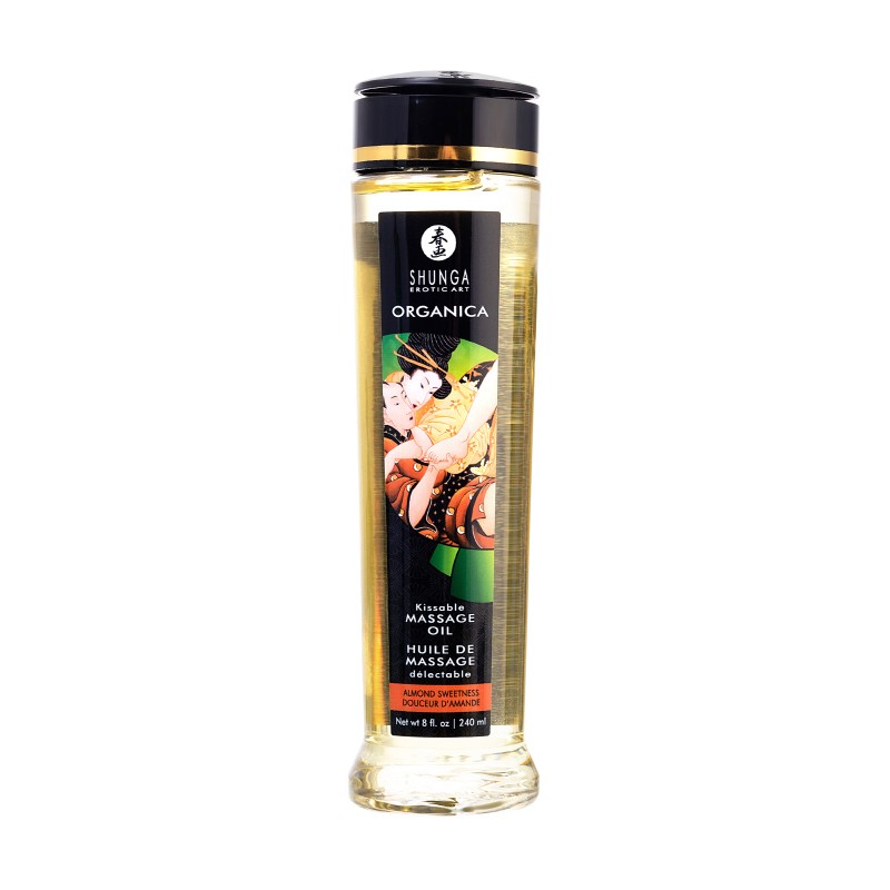 Масло массажное Shunga Organica «Миндальная сладость» (Almond Sweetness), 240 мл