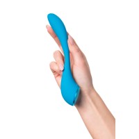 Стимулятор точки G с фиксацией формы Satisfyer G-Spot Flex 5 Connect App, голубой, 19,6 см