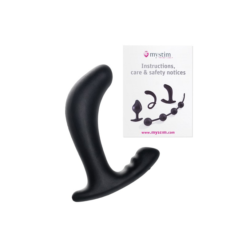 Электростимулятор Mystim Twisting Tom, силикон, черный, 13 см